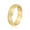 Men's Polish Claw Lined Wedding Ring DiamondStatus