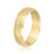 Men's Polish Claw Lined Wedding Ring