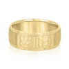 Men's Matte and Rock Finish Wedding Ring DiamondStatus