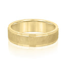 Men's Shaped Edges Wedding Ring