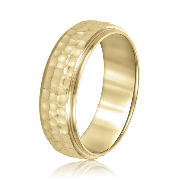 Men's Scale Effect Wedding Ring