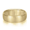 Men's Matte Court Wedding Ring DiamondStatus