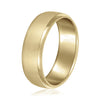 Men's Matte Court Wedding Ring DiamondStatus