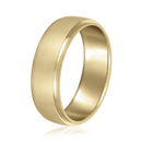 Men's Matte Court Wedding Ring