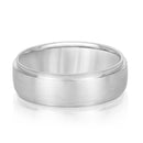 Men's Matte Court Wedding Ring