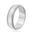 Men's Thick Coin Edge Wedding Ring