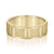 Men's Rectangular Raised Finish Wedding Ring