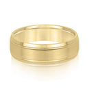 Men's Fine Matte Finish Wedding Ring