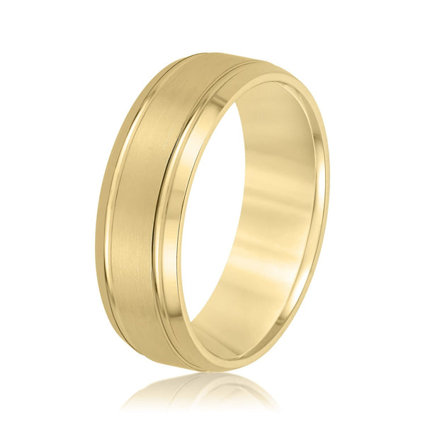 Men's Fine Matte Finish Wedding Ring