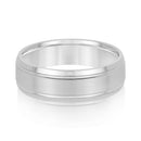 Men's Fine Matte Finish Wedding Ring