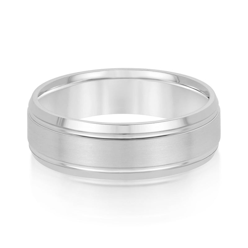Men's Fine Matte Finish Wedding Ring