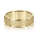 Men's Cracked Effect Wedding Ring