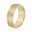 Men's Cracked Effect Wedding Ring