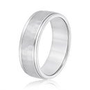Men's Cracked Effect Wedding Ring