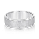 Men's Cracked Effect Wedding Ring