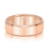 Men's Satin Centre Wedding Ring DiamondStatus