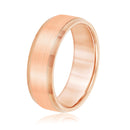 Men's Satin Centre Wedding Ring