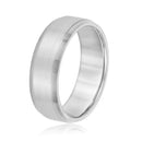 Men's Satin Centre Wedding Ring