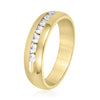 Men's Channel Set Diamond Wedding Ring DiamondStatus