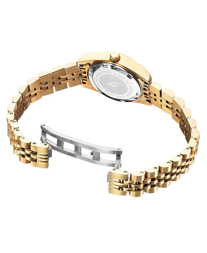 Jacques du Manoir Inspiration Ladies Watch Gold NRO.12