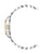 Jacques du Manoir Inspiration Ladies Watch Two Tone Black Dial NRO.20