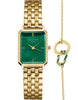 Octagon XS Ladies Watch Green Gold Set OEGED-X288 Rosefield