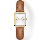 Rosefield Octagon XS Ladies Watch Leather Gold OWBLG-O85
