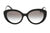 Prada Ladies Sunglasses Black Cat Eye PR01YS-1AB0A7 - WatchStatus Ltd