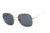 Prada Ladies Sunglasses Gold with Dark Grey Lens Square PR67XS-ZVN09T - WatchStatus Ltd