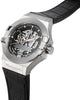 Maserati Potenza Men's Watch black Leather Skeleton Automatic R8821108001 Maserati