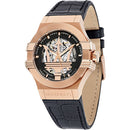 Maserati Potenza Men's Watch Rose Gold Skeleton Automatic R8821108002 Maserati