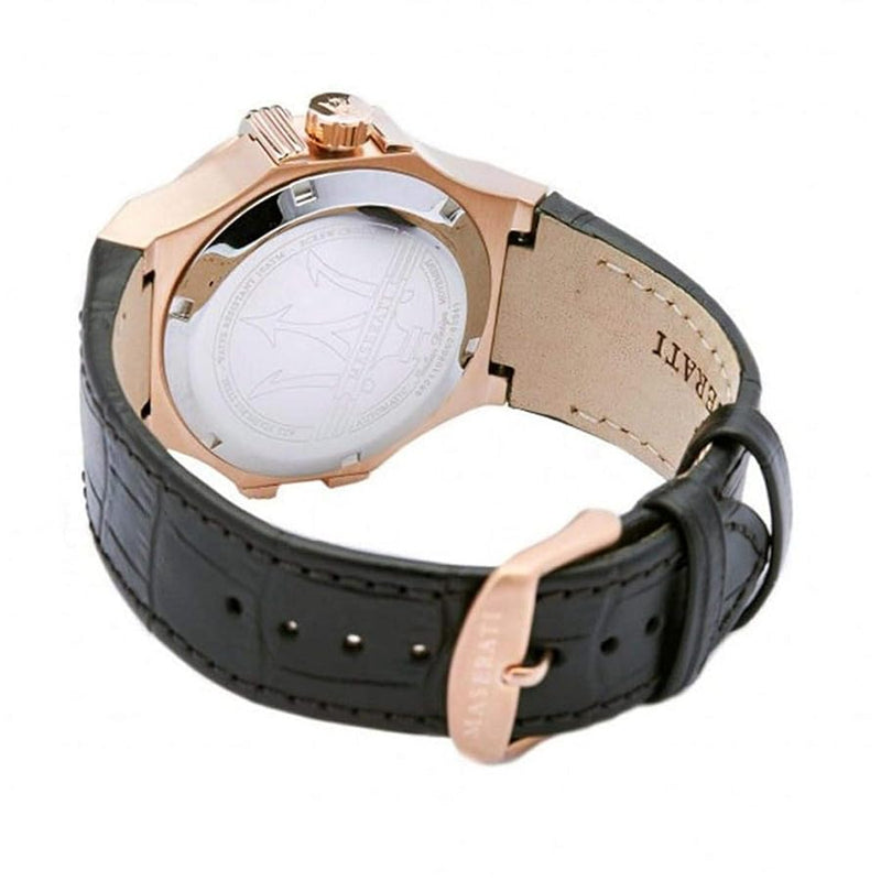 Maserati Potenza Men's Watch Rose Gold Skeleton Automatic R8821108002