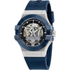 Maserati Potenza Men's Watch Blue Skeleton Automatic R8821108028 Maserati