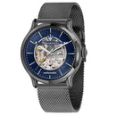 Maserati Epoca Men's Watch Gunmetal with Blue Skeleton Dial R8823118012
