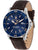 Maserati Competizione Men's Watch Blue Dial Brown Leather R8851100004