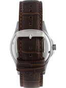 Maserati Competizione Men's Watch Blue Dial Brown Leather R8851100004 Maserati