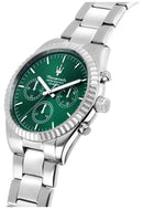 Maserati Competizione Men's Watch Green Dial Day/Date R8853100044