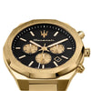 Maserati Stile Men's Watch Gold Chronograph R8873642001 Maserati