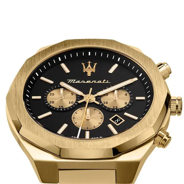 Maserati Stile Men's Watch Gold Chronograph R8873642001
