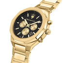 Maserati Stile Men's Watch Gold Chronograph R8873642001 Maserati