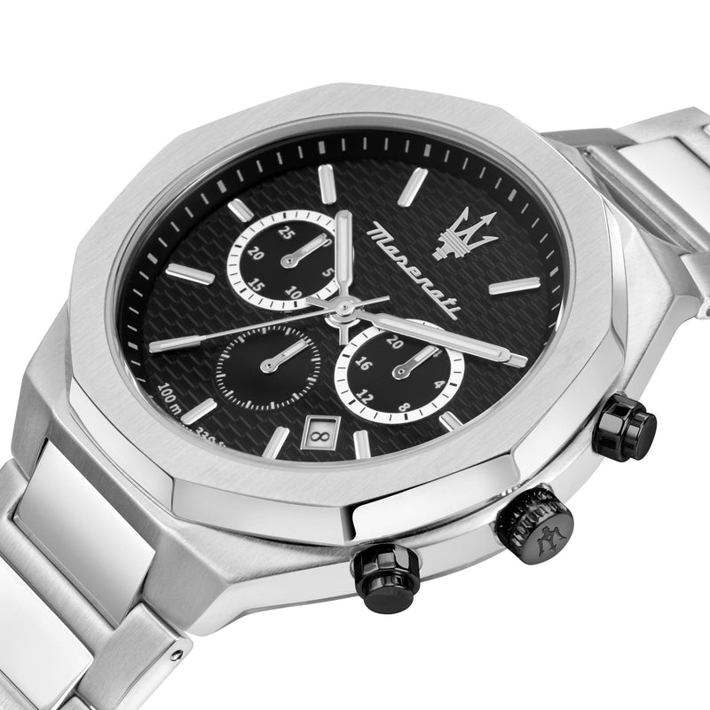 Maserati Stile Men's Watch Black Dial Chronograph R8873642004