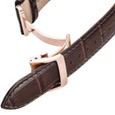 Orient Sun & Moon Men's Watch Rose Gold / Black Leather RA-AK0009T30B Orient