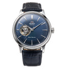Orient Bambino Open Heart Men's Watch Blue Leather RA-AG0005L30B Orient