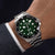 Rotary Seamatic Men's Watch Green RGB05430/78