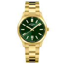 Rotary Heritage Men's Watch Gold Green RGB05522/24