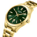 Rotary Heritage Men's Watch Gold Green RGB05522/24