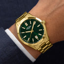 Rotary Heritage Men's Watch Gold Green RGB05522/24