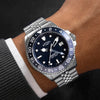Rotary Seamatic Men's Watch Blue GMT Diver RGB10005/04 Rotary