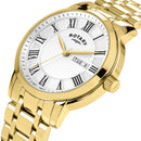 Rotary Heritage Men's Watch Gold Roman RGB10022/70 Rotary