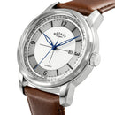 Rotary Heritage Field Men's Watch Silver / Brown Leather RGS10005/06 Rotary